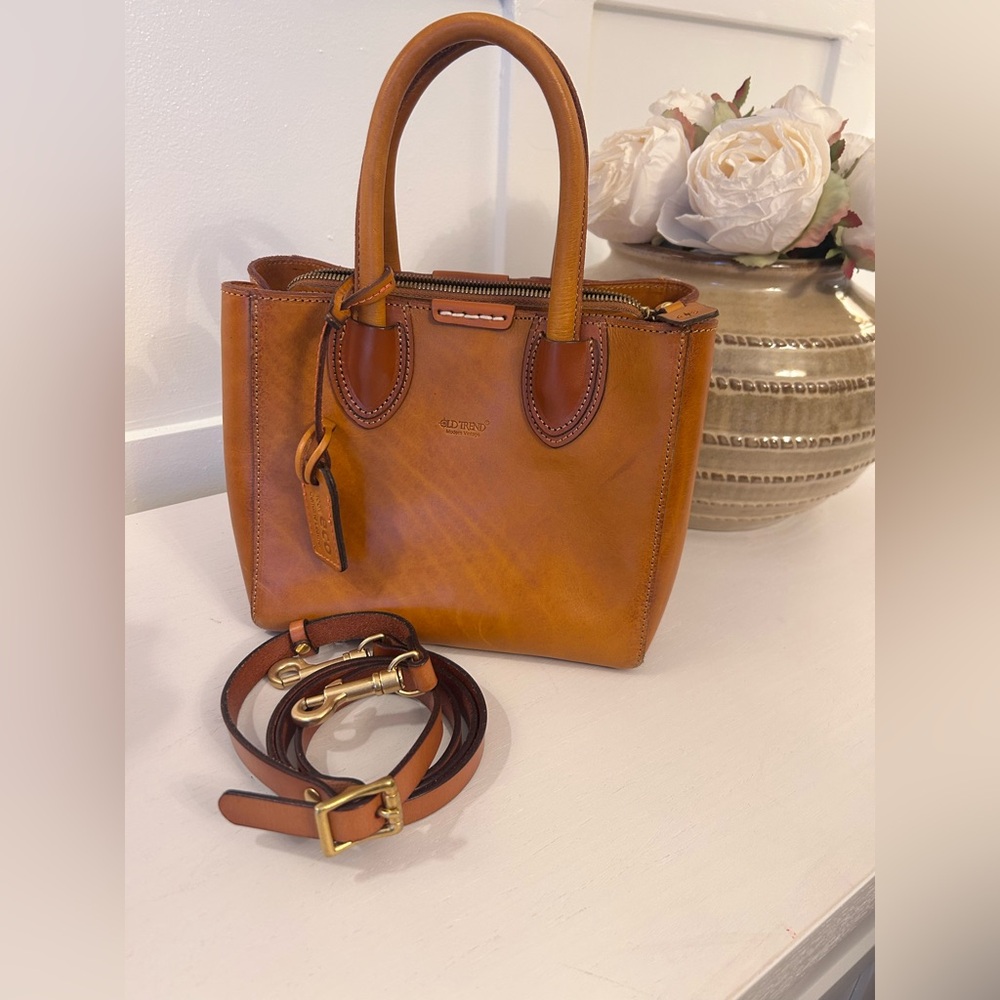 Old Trend DAHLIA MINI TOTE *Cognac